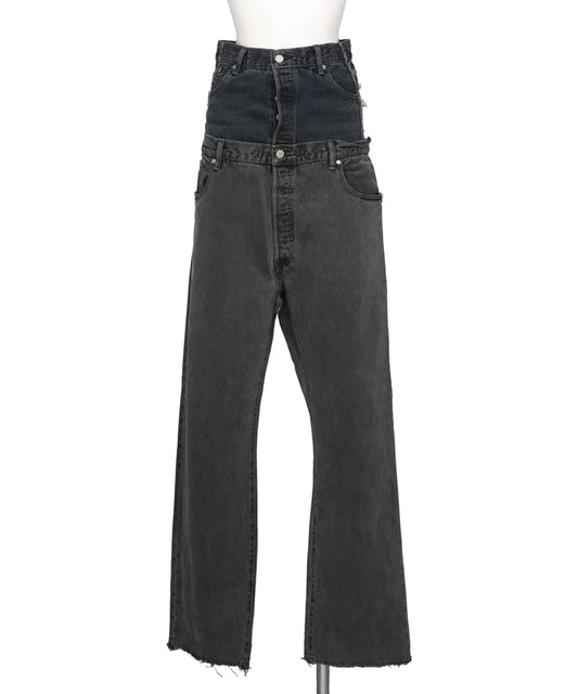 QUIITO(キイト)W WAIST DENIM PT GR
