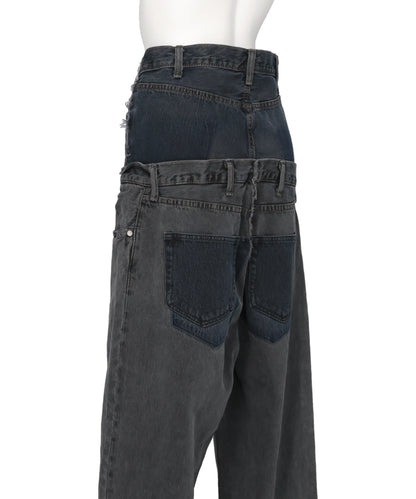 W WAIST DENIM PT GR
