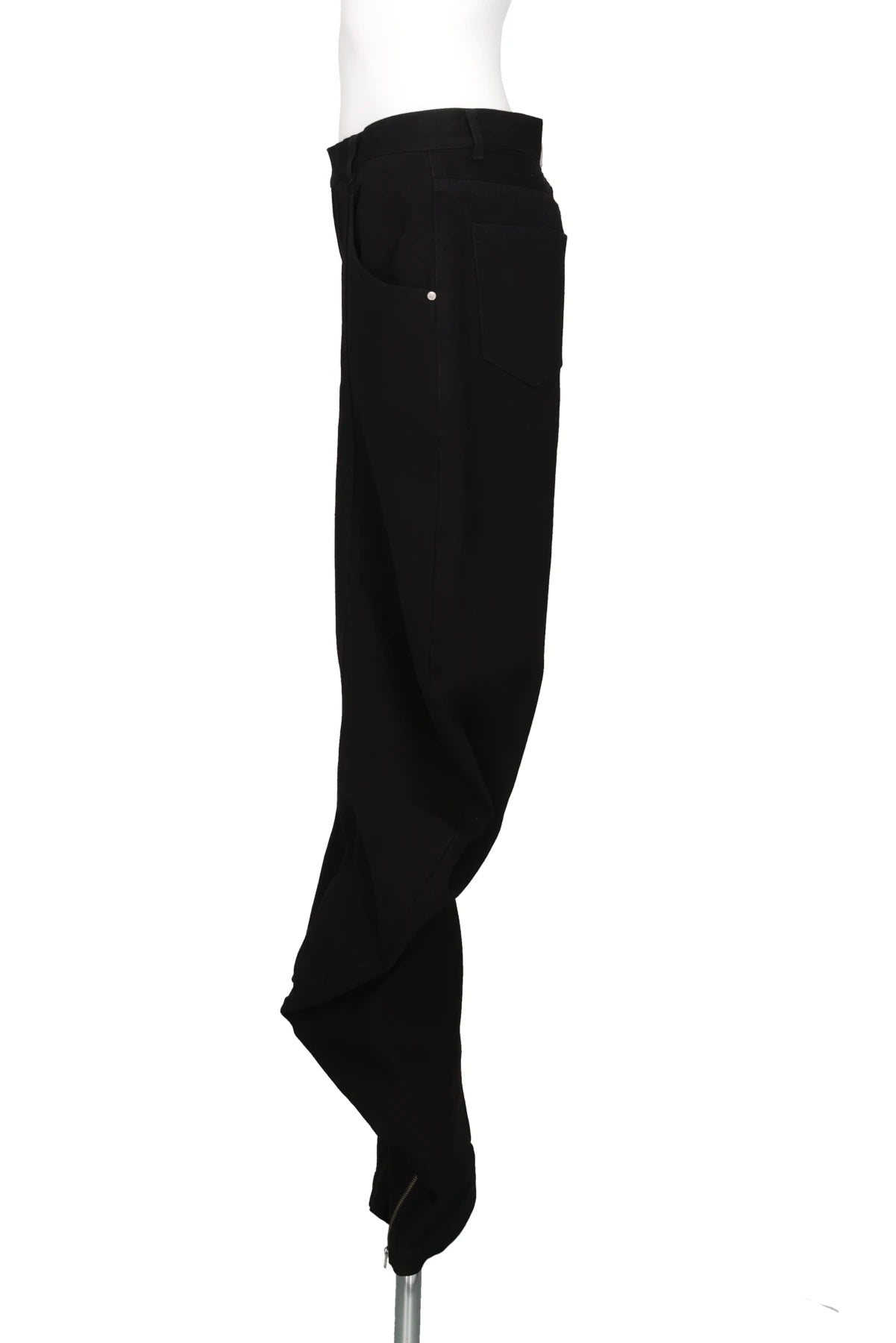 LIQUID DENIM PANTS BLACK
