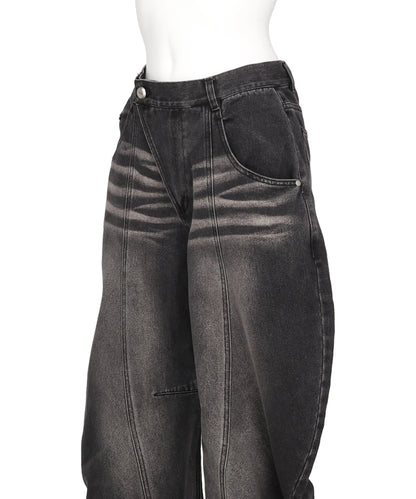 LIQUID DENIM PANTS