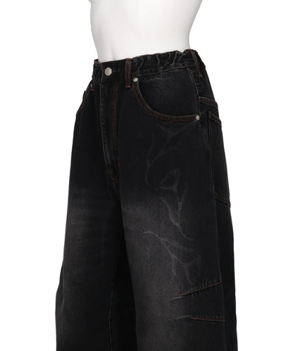 WIDE DENIM PANTS