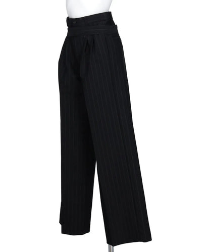 STRIPED WIDE PANTS