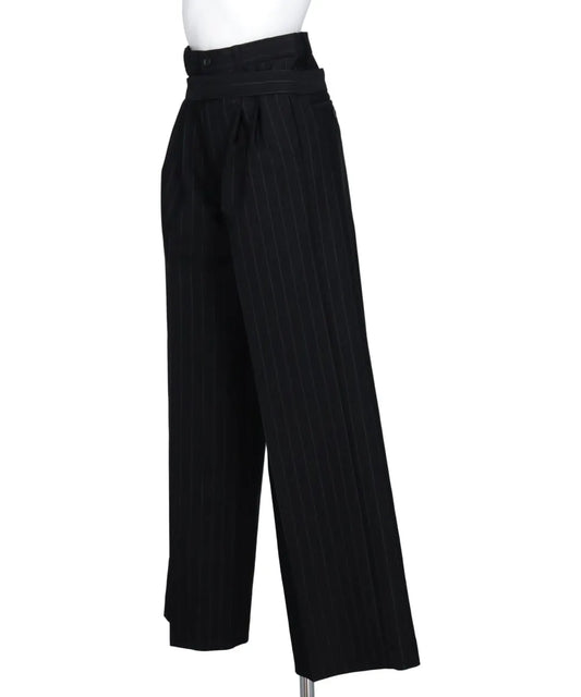 STRIPED WIDE PANTS
