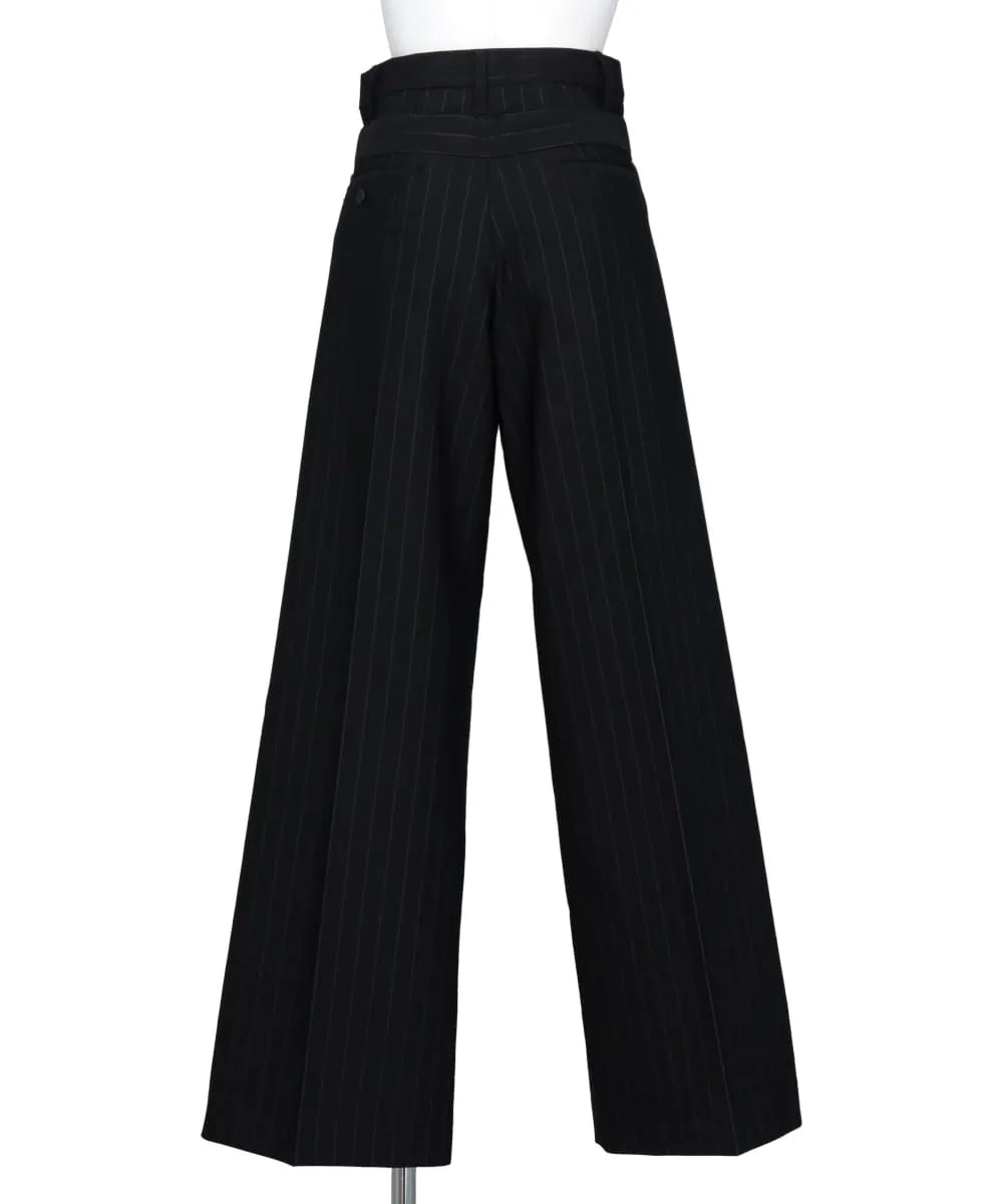 STRIPED WIDE PANTS