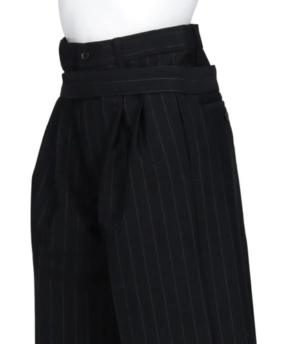 STRIPED WIDE PANTS