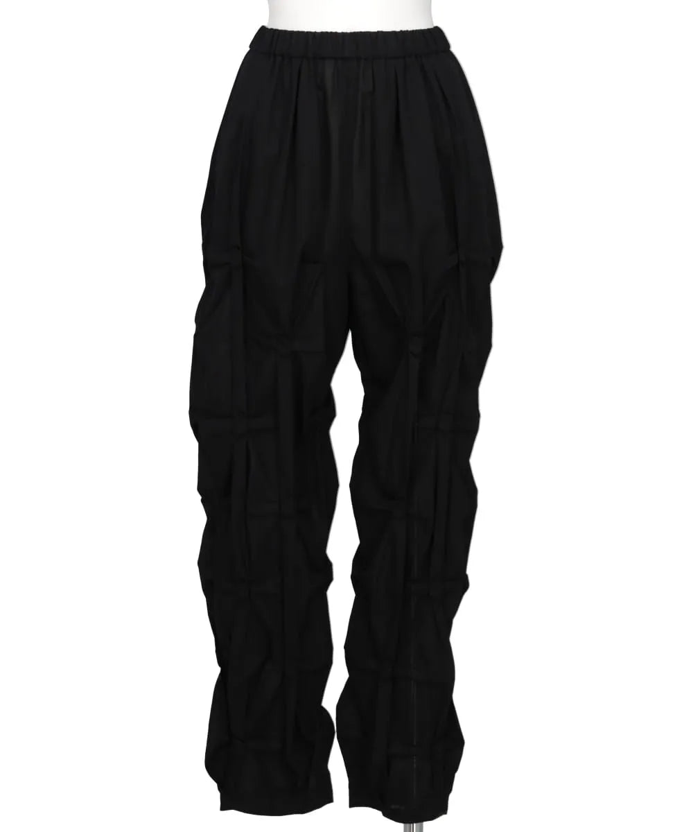 SHEER BROAD DIAMOND TUCK PANTS