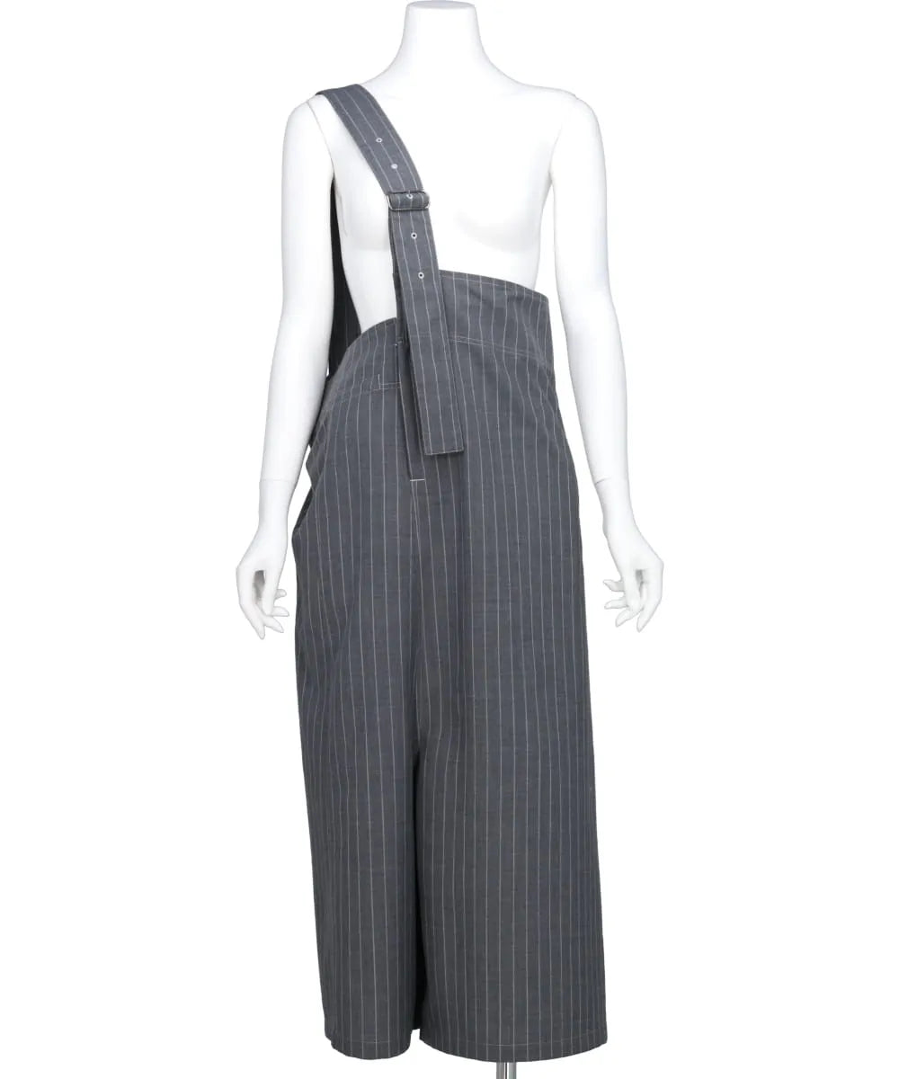 STRIPED ONE-SHOULDER PANTS