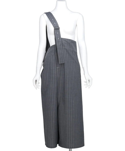 STRIPED ONE-SHOULDER PANTS