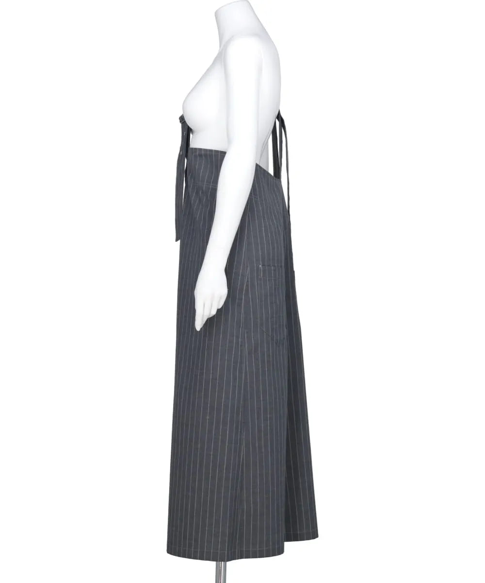 STRIPED ONE-SHOULDER PANTS