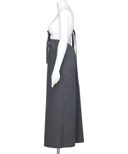 STRIPED ONE-SHOULDER PANTS