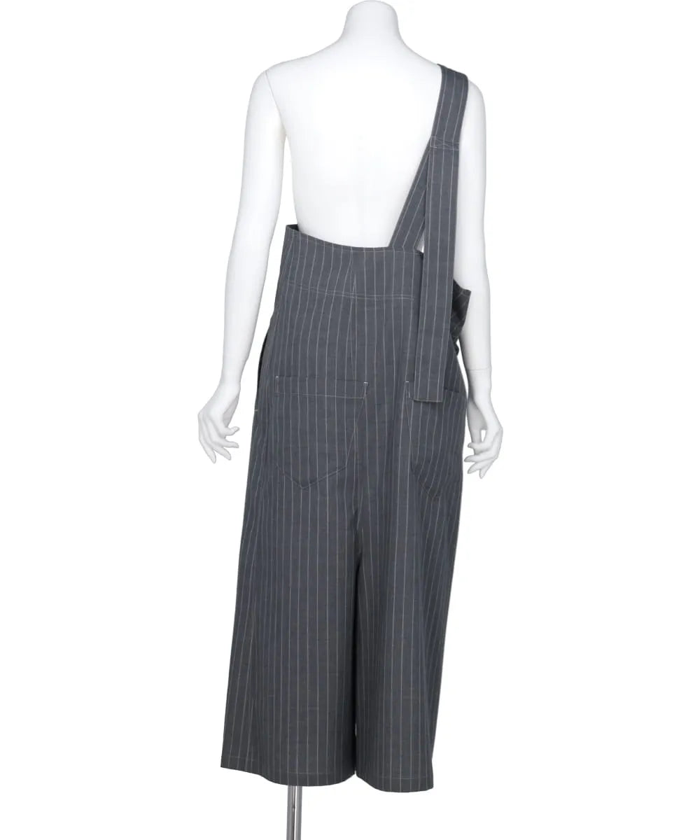 STRIPED ONE-SHOULDER PANTS