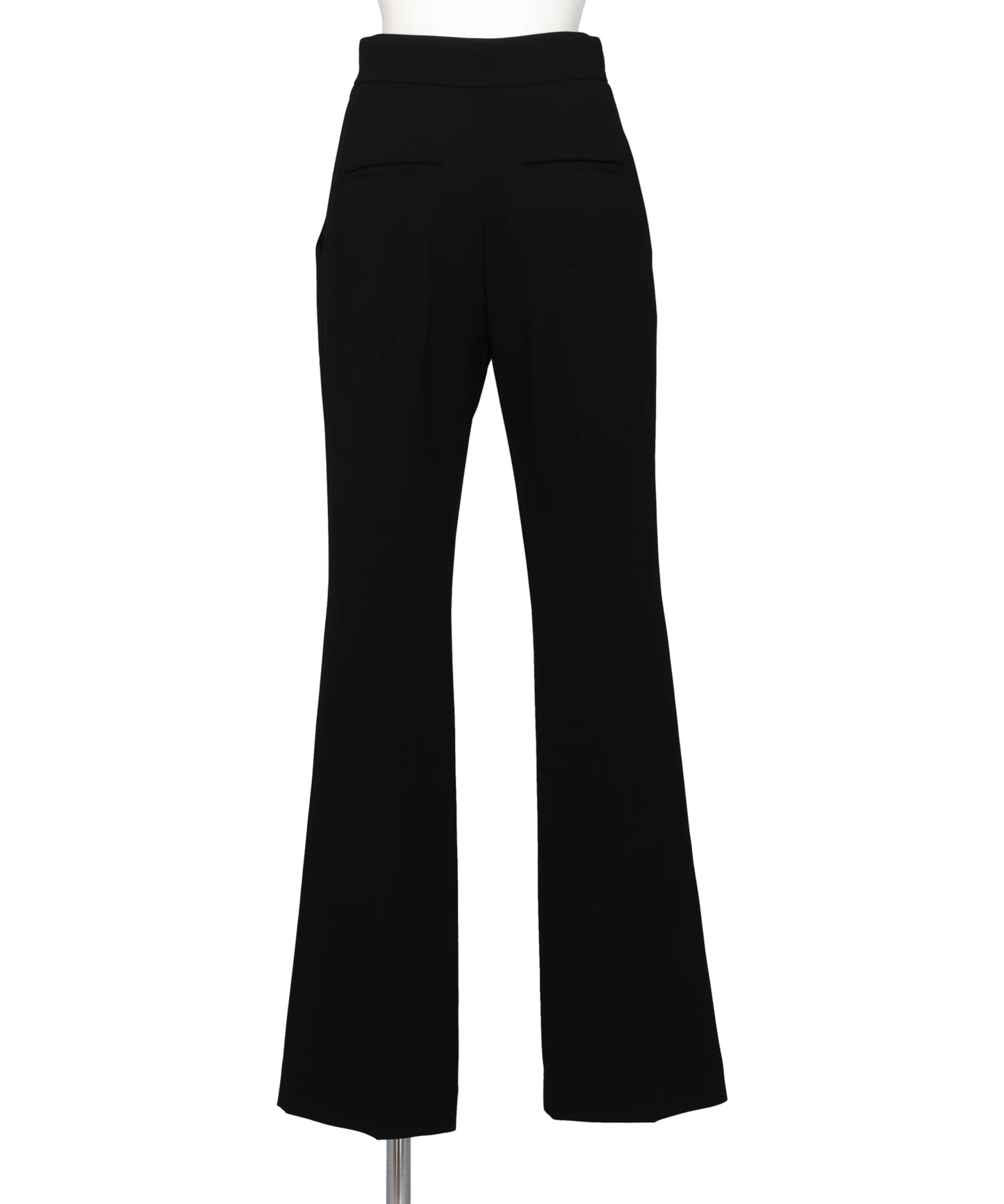 ACETATE POLYESTER HIGH WAISTEDCENTER CREASED SUIT TROUSERS