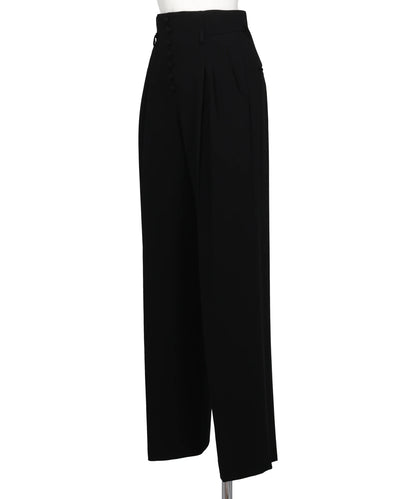 ACETATE POLYESTER HIGH WAISTED TROUSERS