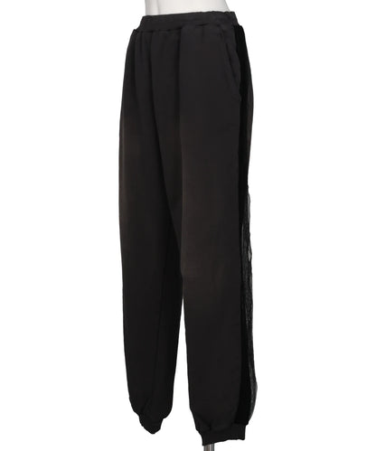 SIDE TULLE SWEATPANTS