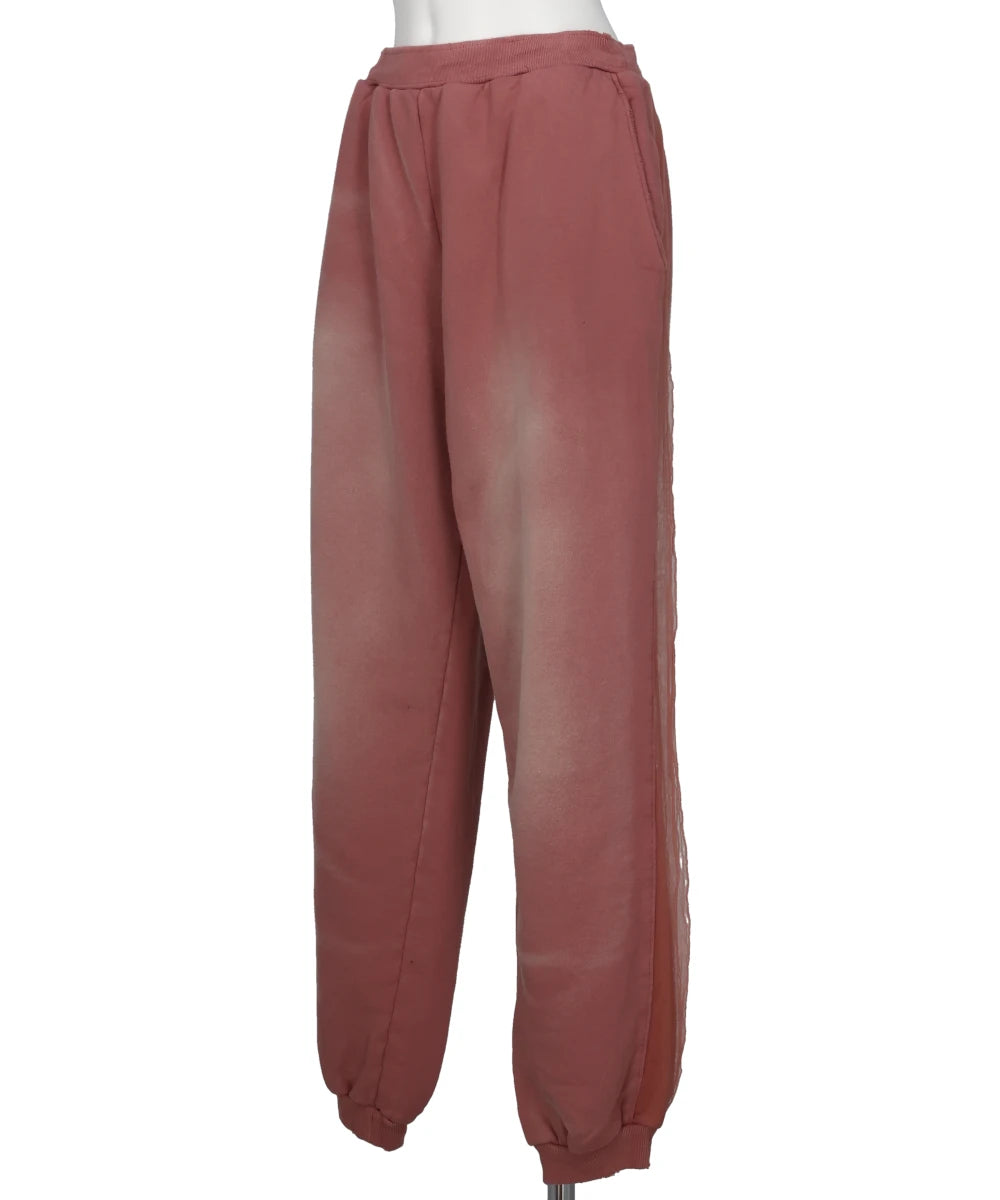 SIDE TULLE SWEATPANTS