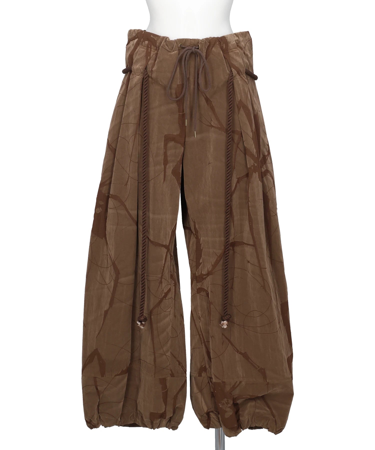 mukcyen（ムッシャン）SPIDER FLOCKY BALLOON PANTS