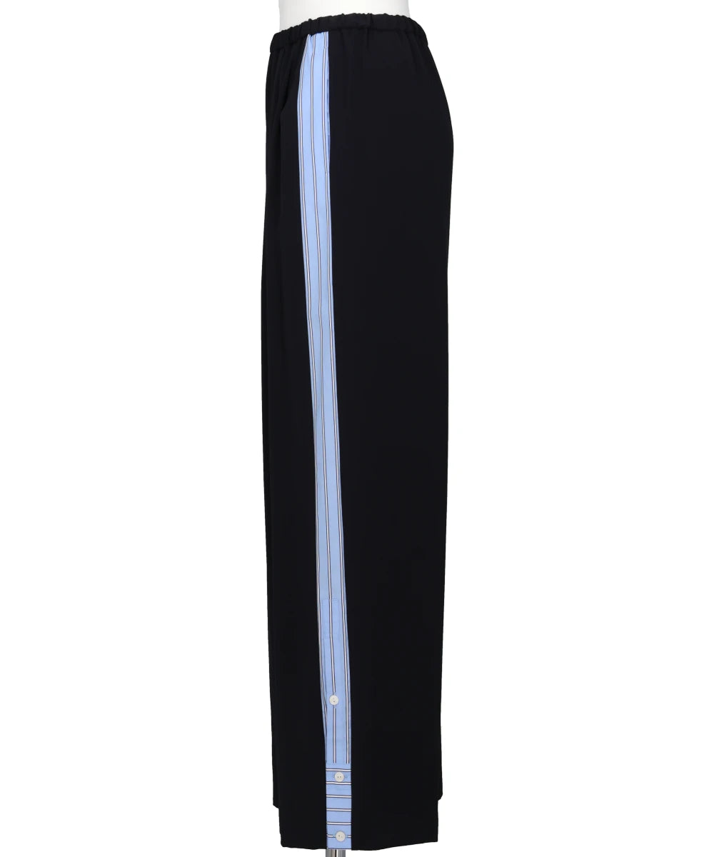 LIGHT PE TWILL SHIRT LAYERED WIDE PT