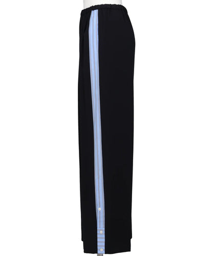 LIGHT PE TWILL SHIRT LAYERED WIDE PT