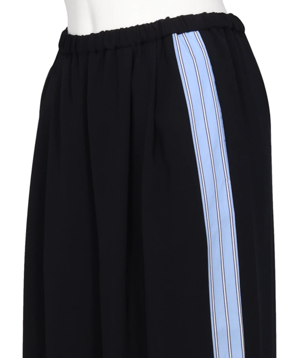 LIGHT PE TWILL SHIRT LAYERED WIDE PT