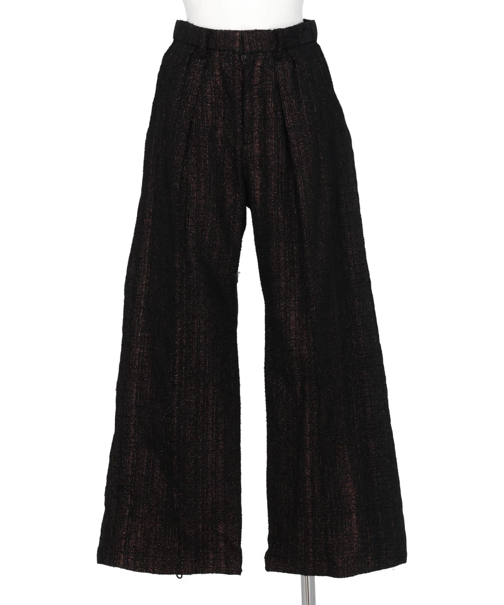 GLITTER TWEED PANTS