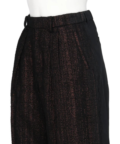 GLITTER TWEED PANTS
