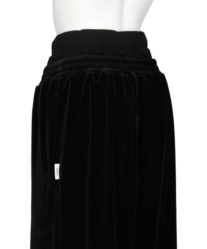 LAYERED VELVET TROUSER