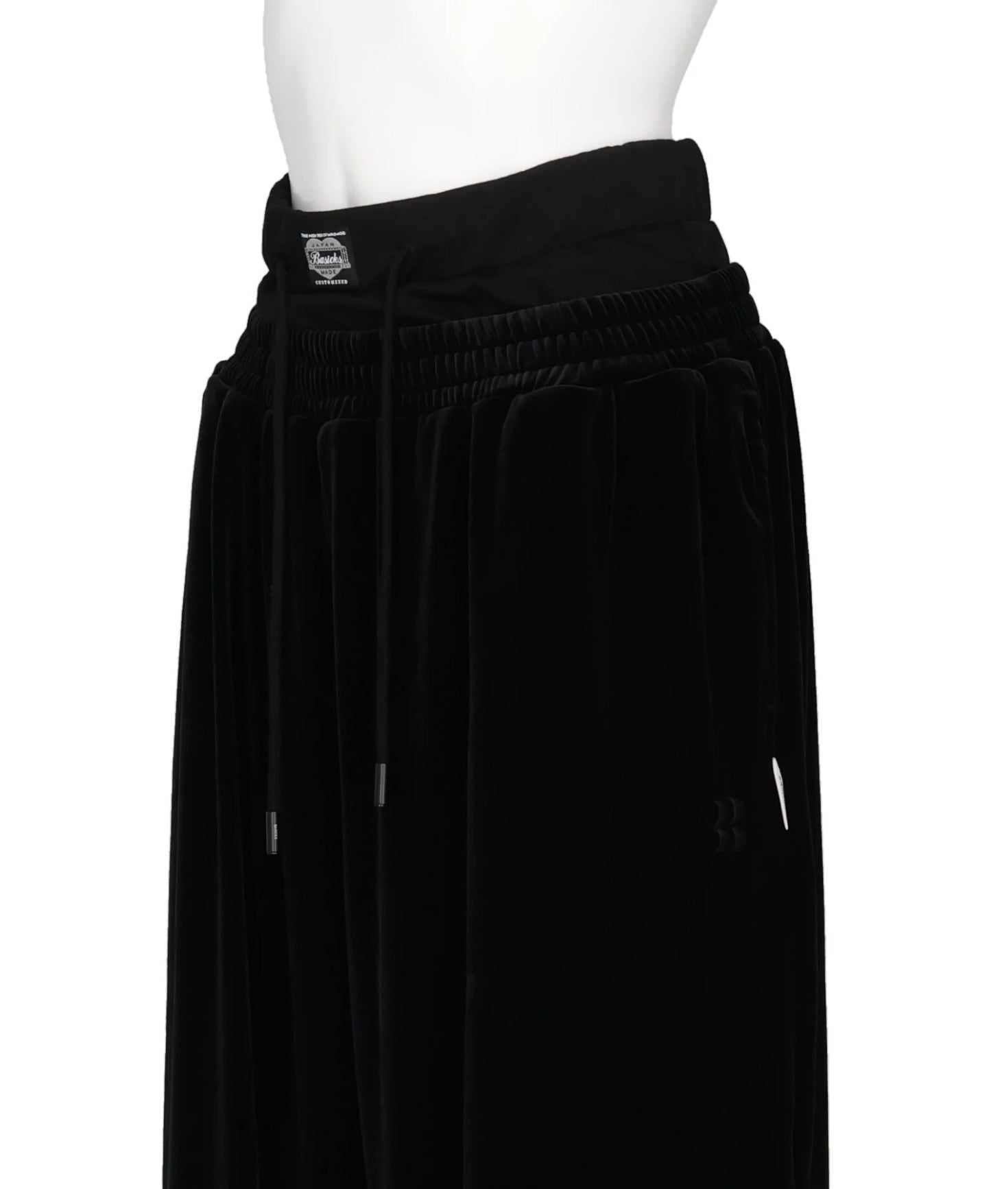 LAYERED VELVET TROUSER