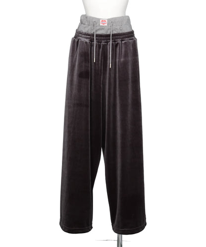 BASICKS(ベーシックス)LAYERED VELVET TROUSER