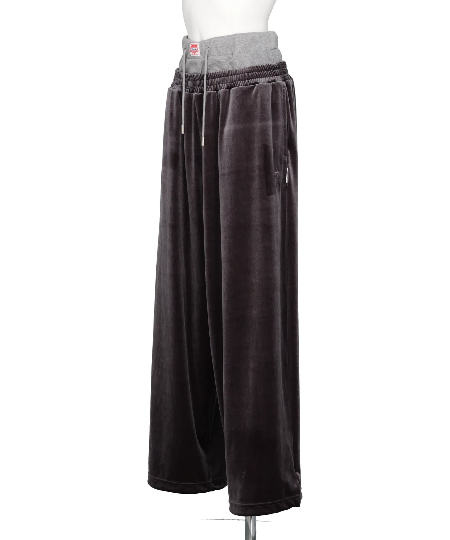 LAYERED VELVET TROUSER