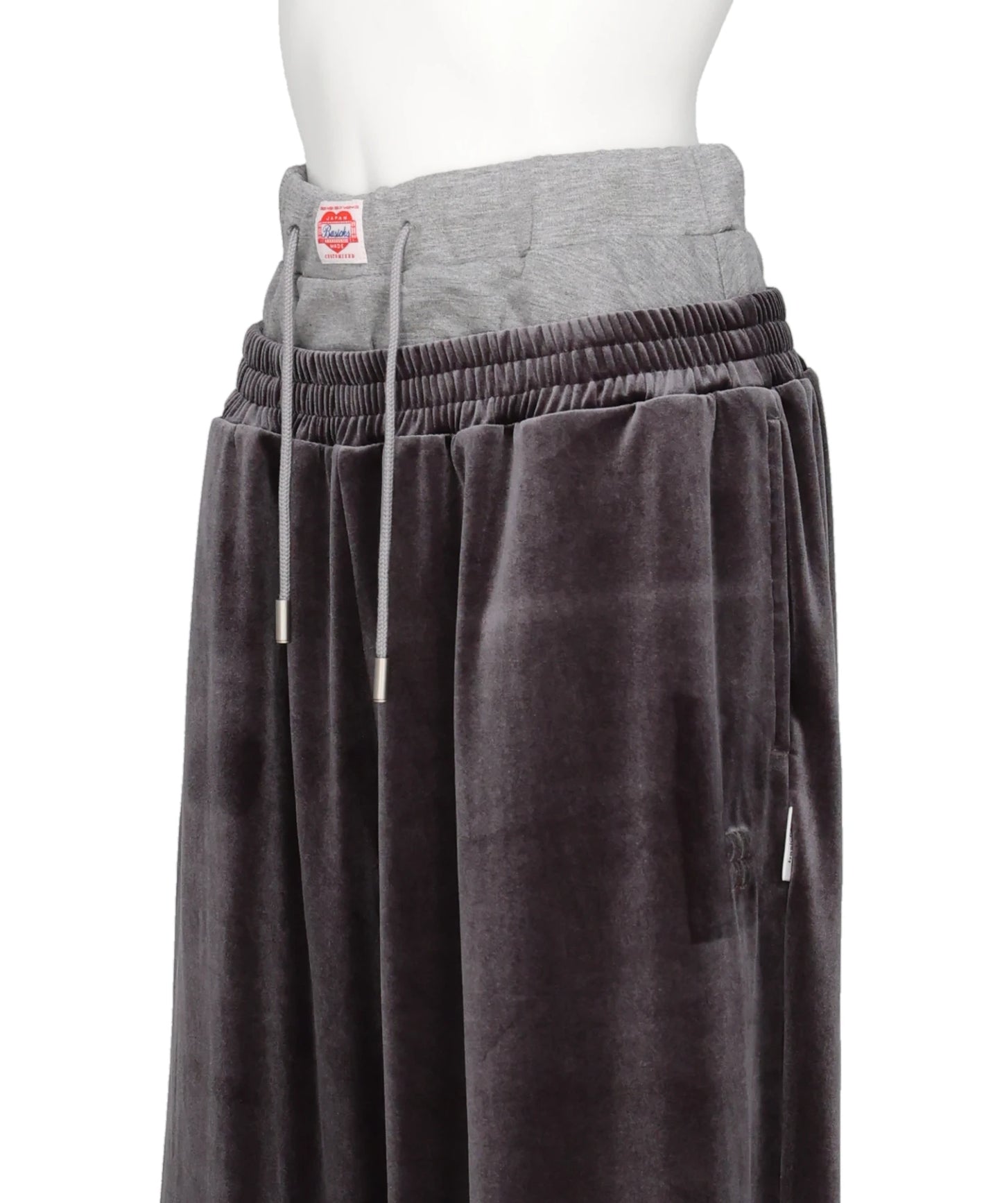 LAYERED VELVET TROUSER