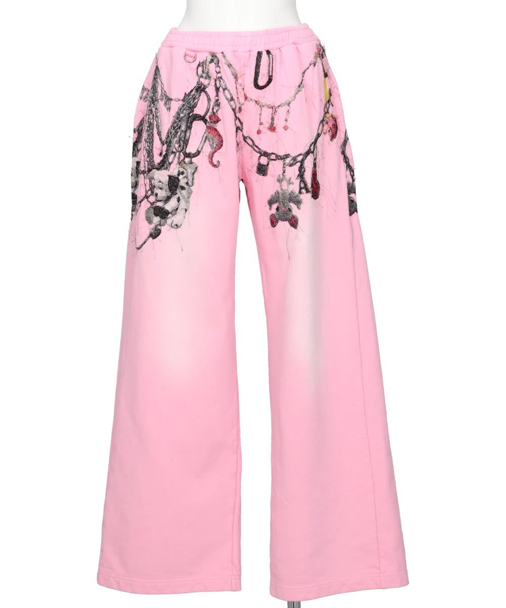 doublet(ダブレット)EMBROIDERED CHAIN SWEATPANTS