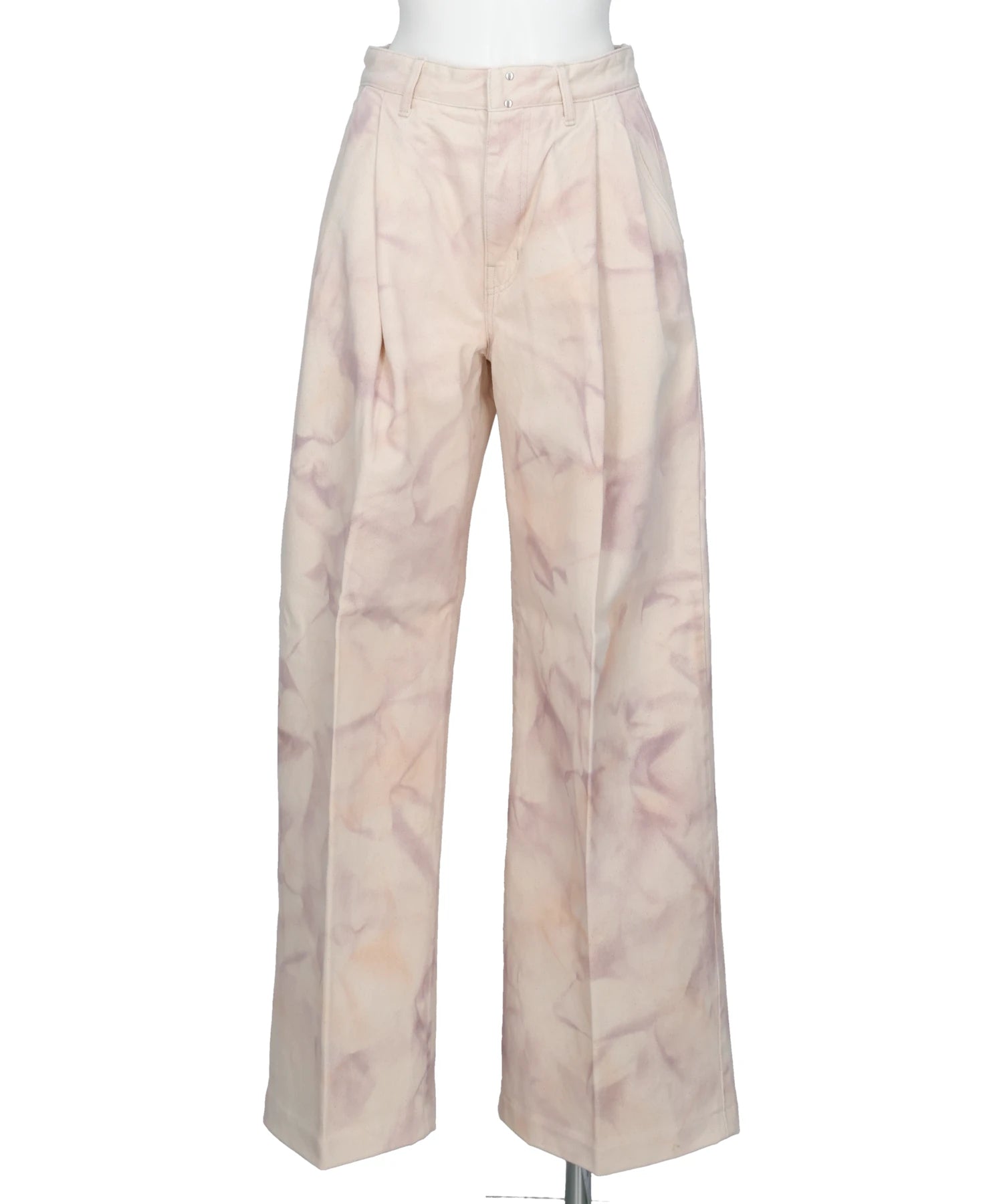 TANAKA(タナカ)HAKAMA JEAN TROUSERS - FOGGY PINK