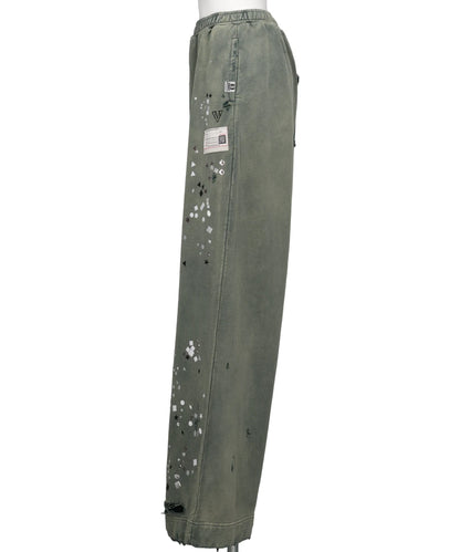 EMBELLISHED SUN FADED PANTS