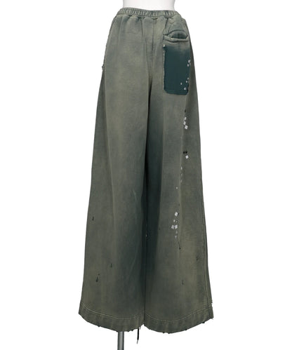 EMBELLISHED SUN FADED PANTS