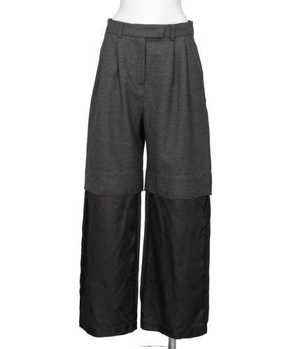 VAQUERA(ヴァケラ) CHOPPED TROUSERS WOVEN