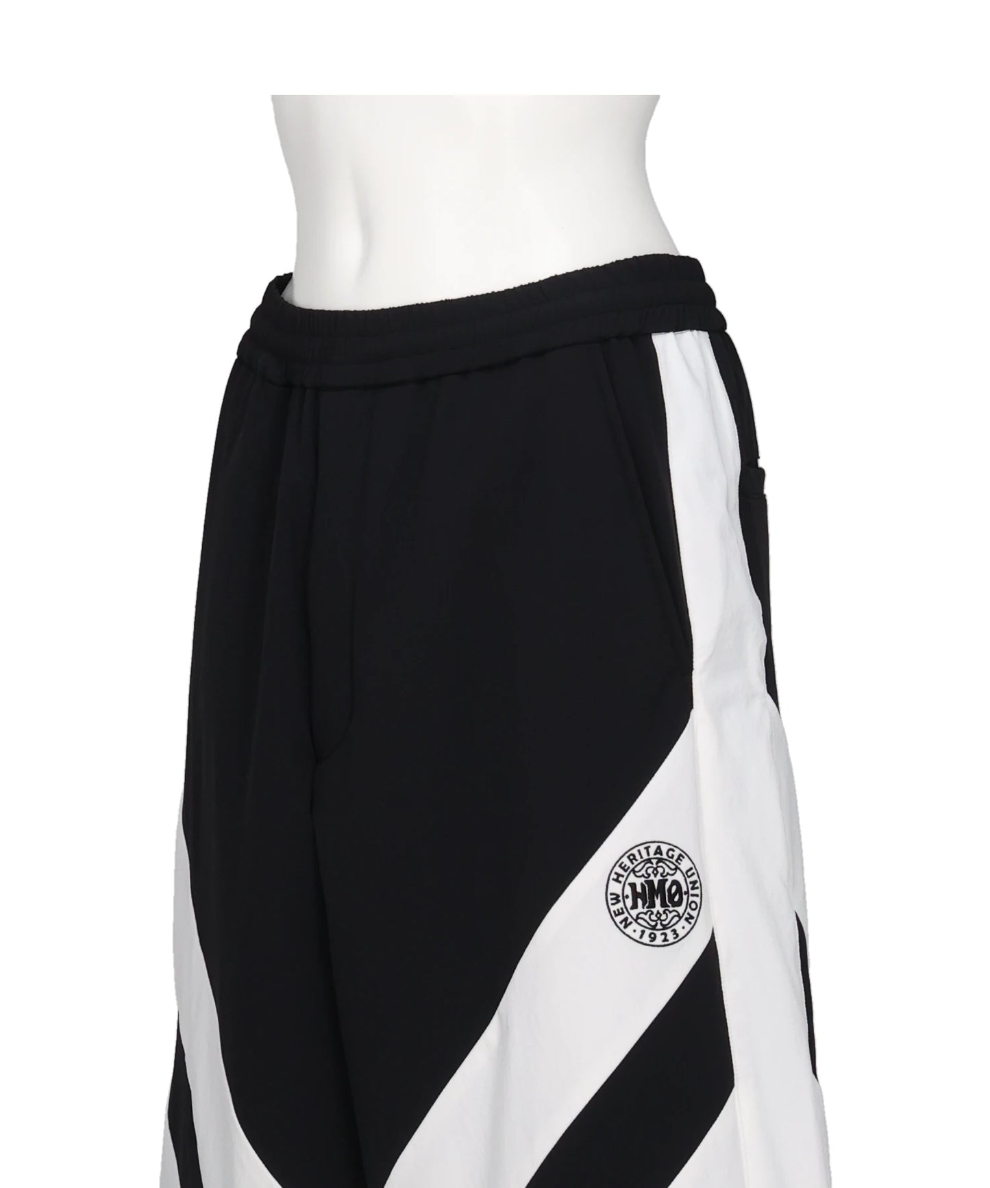 CHEVRON PUFFER NYLON TROUSER