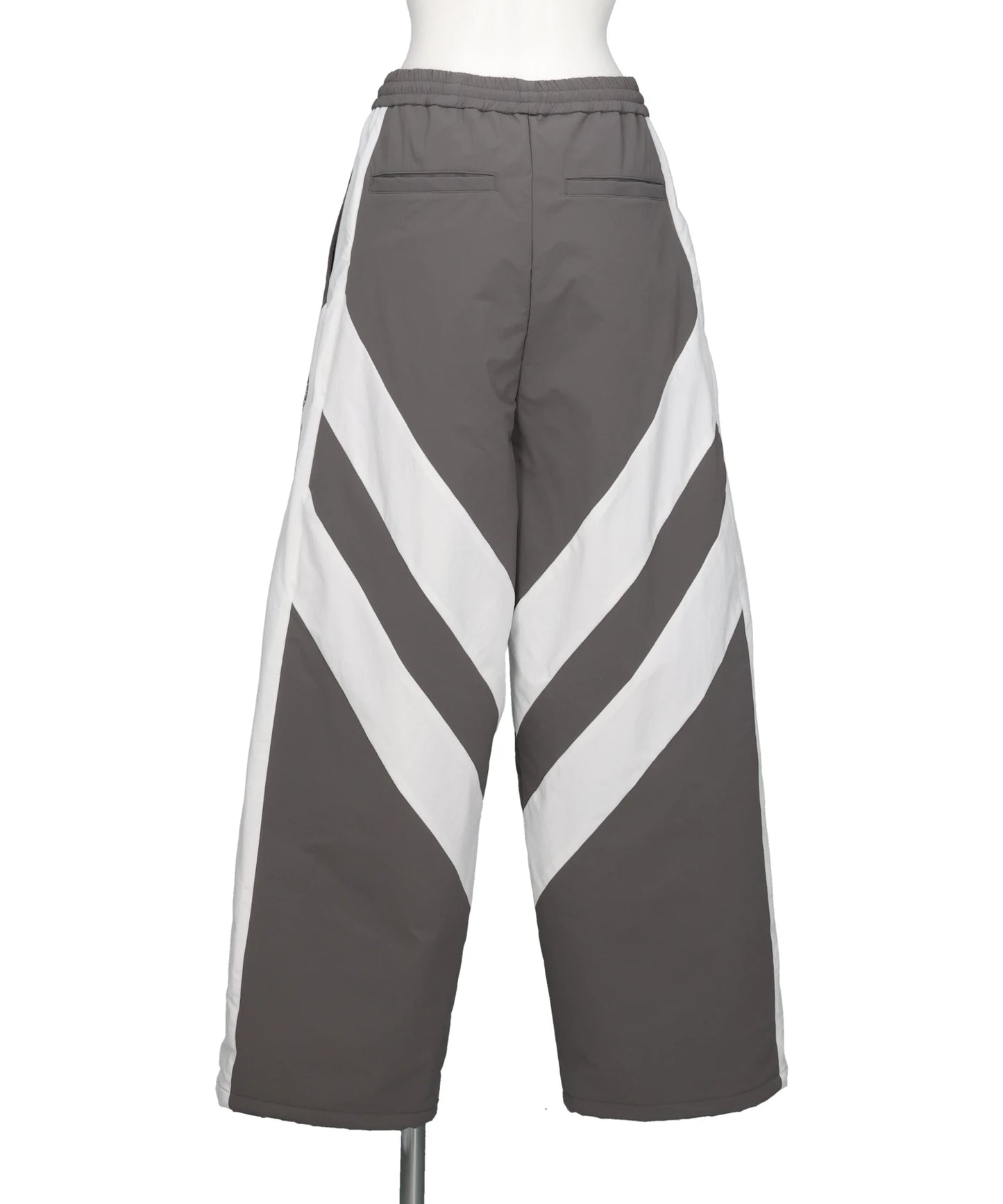 CHEVRON PUFFER NYLON TROUSER