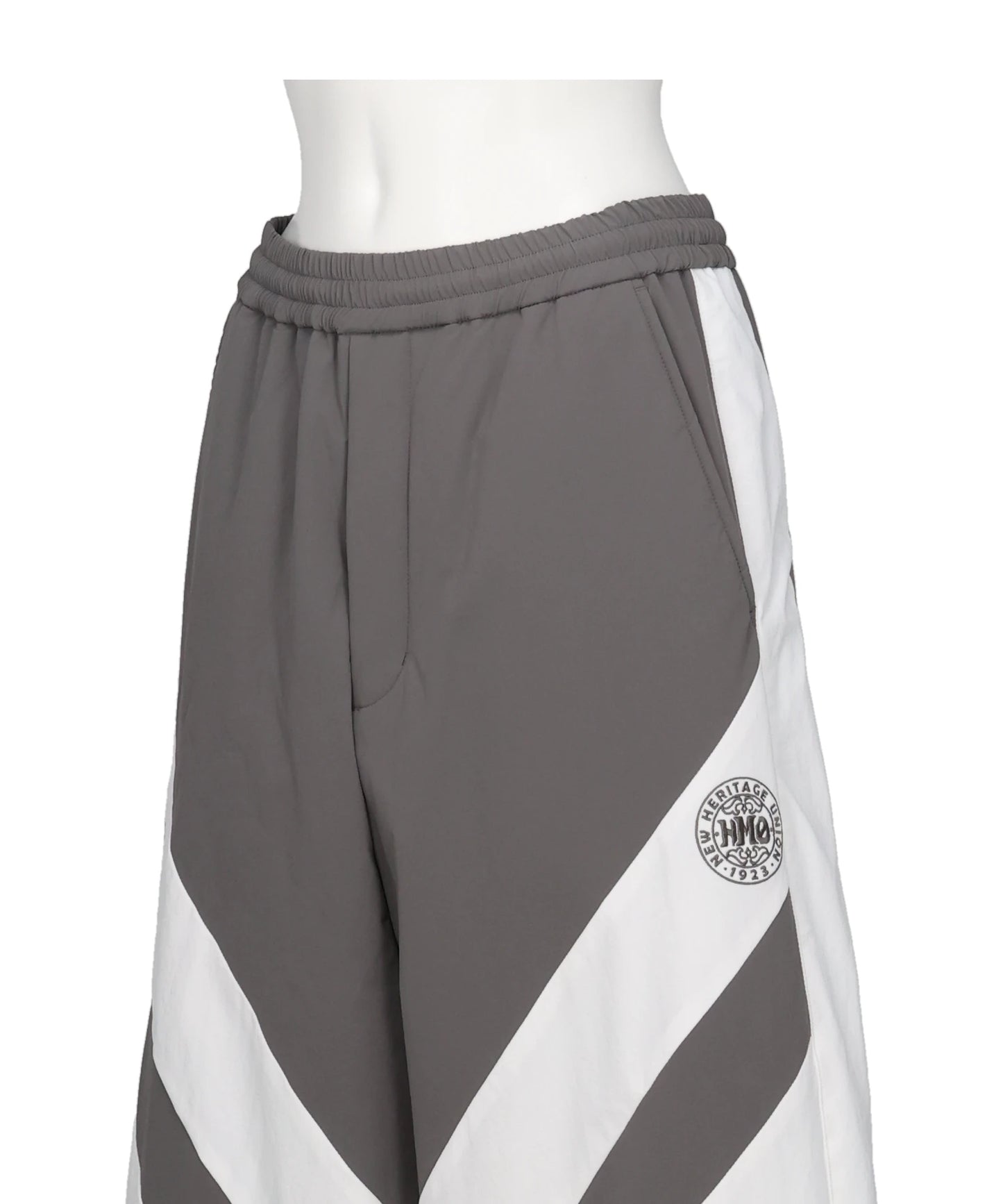 CHEVRON PUFFER NYLON TROUSER