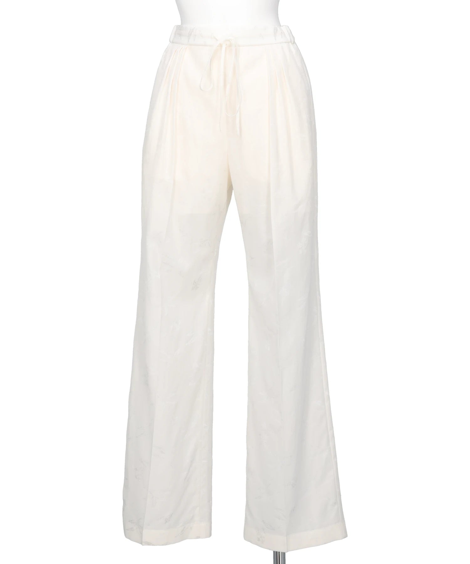 Mame Kurogouchi(マメクロゴウチ) 2026SS KARAKO JACQUARD TROUSERS MM26SS-PT046