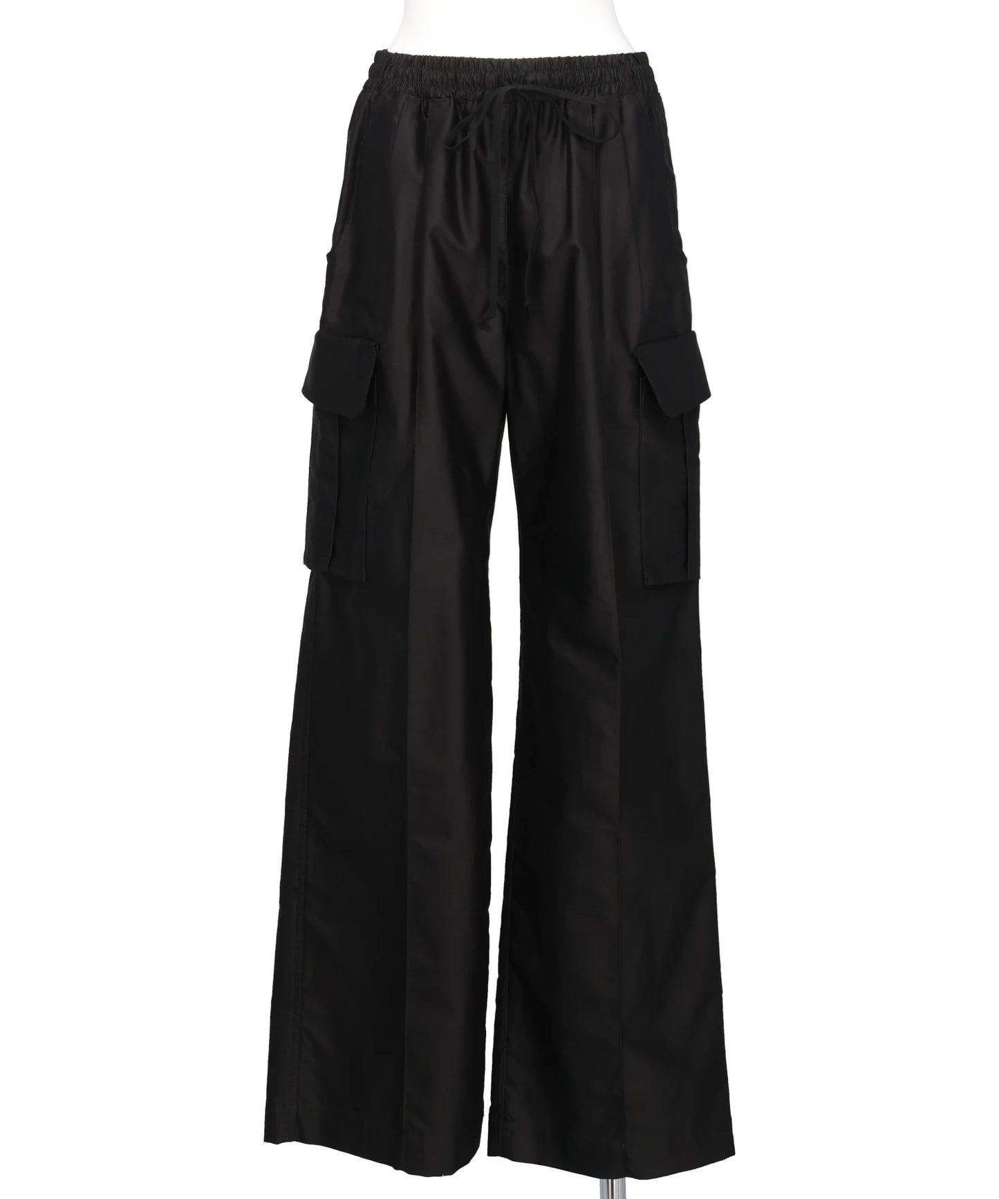 Mame Kurogouchi(マメクロゴウチ) 2026SS COTTON HIGH WAISTED CARGO TROUSERS MM26SS-PT055