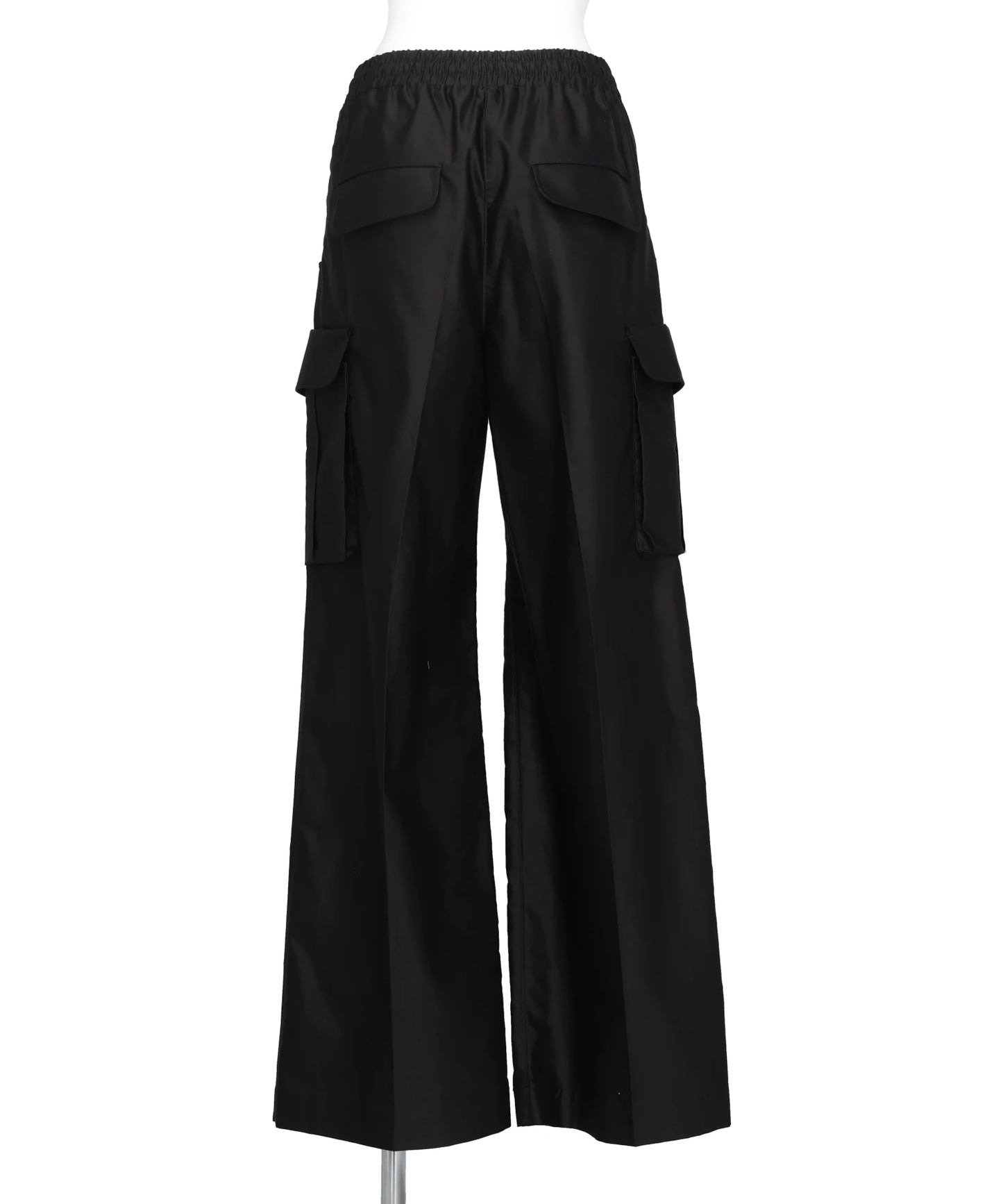 COTTON HIGH WAISTED CARGO TROUSERS