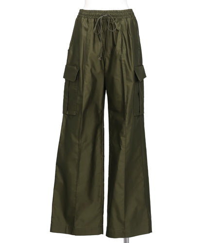 Mame Kurogouchi(マメクロゴウチ) 2026SS COTTON HIGH WAISTED CARGO TROUSERS MM26SS-PT055