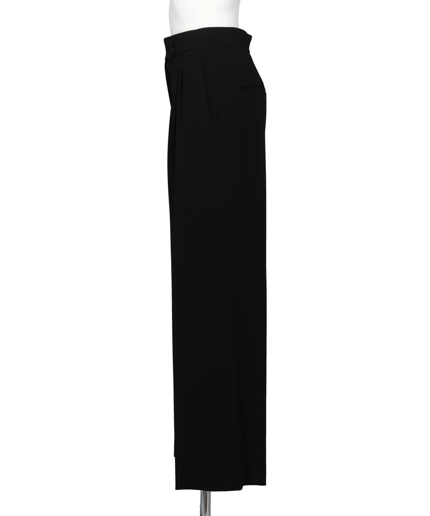 TRIACETATE POLYESTER HIGH WAISTED WIDE