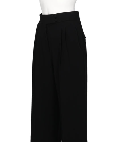TRIACETATE POLYESTER HIGH WAISTED WIDE