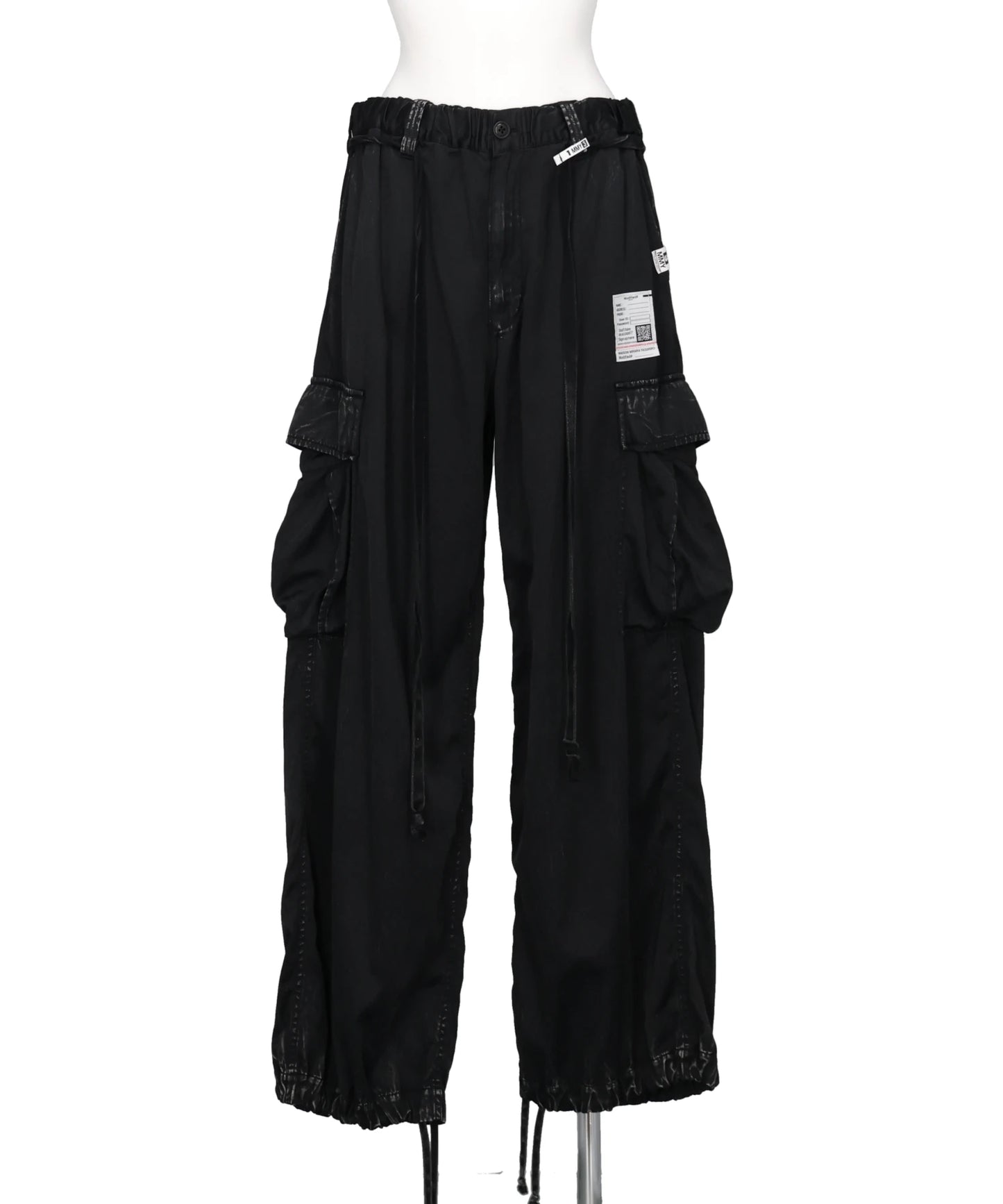 Maison MIHARA YASUHIRO(メゾンミハラヤスヒロ) 2026SS R/CO SATIN CARGO PANTS K16PT381