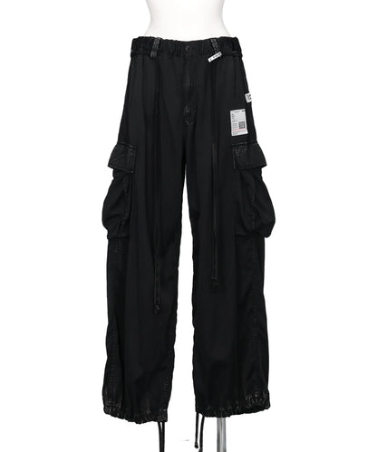 Maison MIHARA YASUHIRO(メゾンミハラヤスヒロ) 2026SS R/CO SATIN CARGO PANTS K16PT381