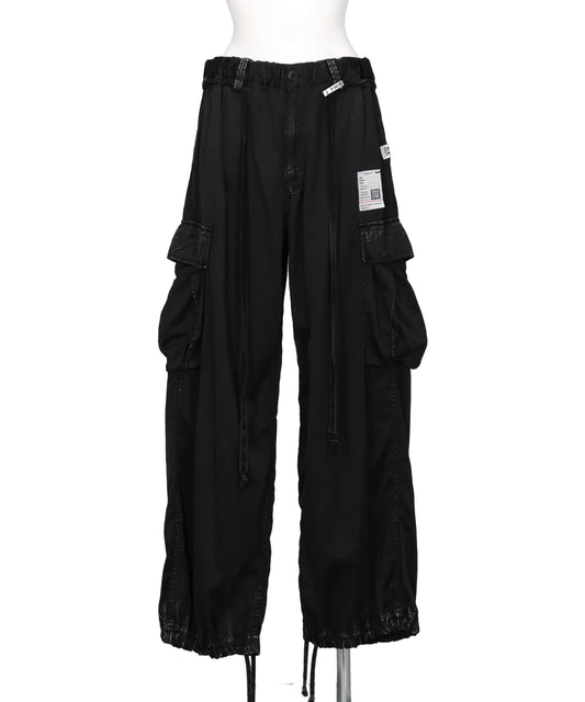 Maison MIHARA YASUHIRO(メゾンミハラヤスヒロ) 2026SS R/CO SATIN CARGO PANTS K16PT381