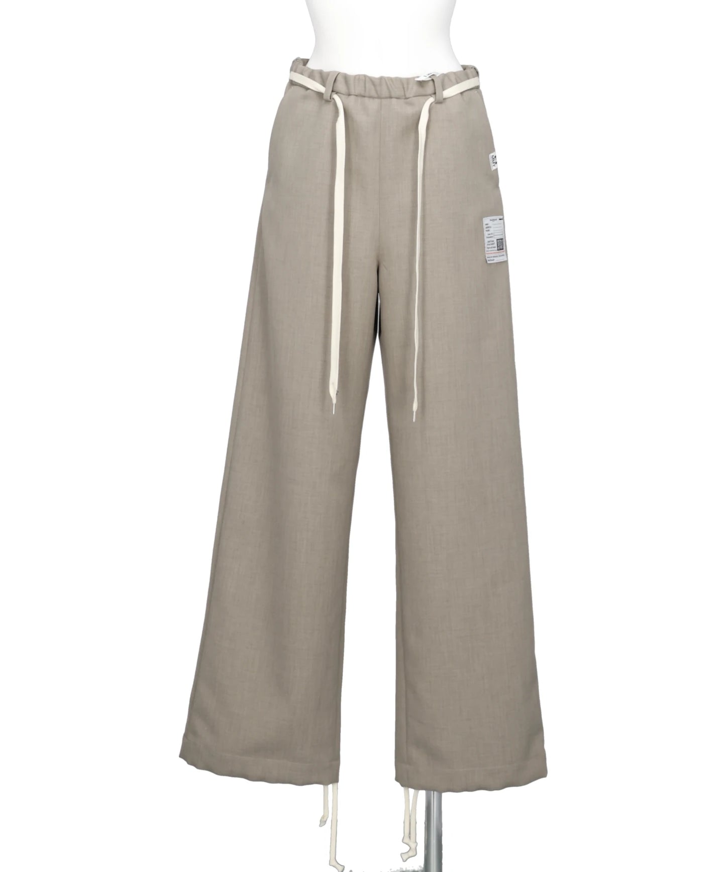 WOOLY TEXTURE EASY TROUSERS