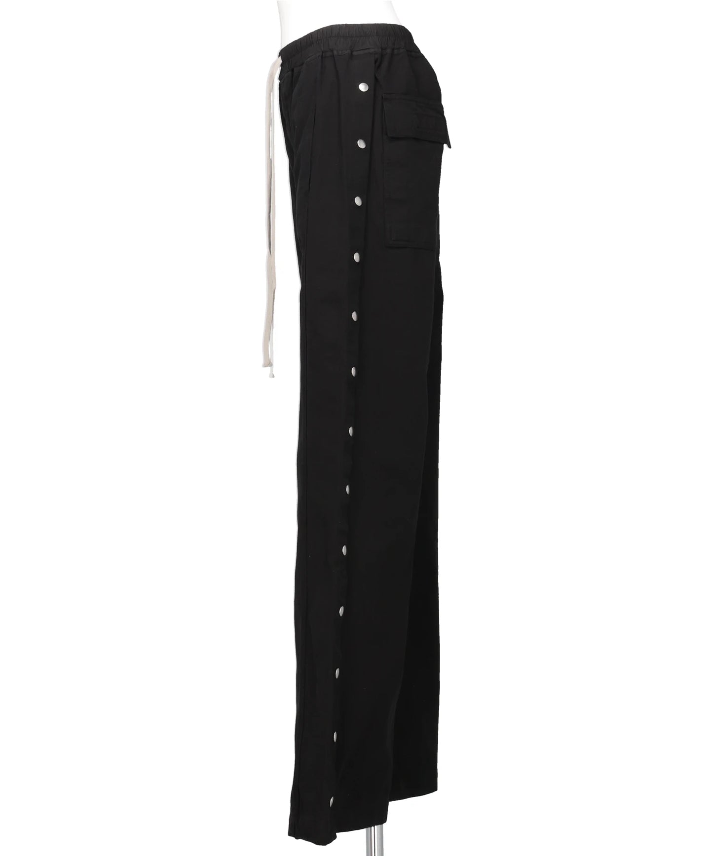 WIDE PUSHER PANTS - BLACK