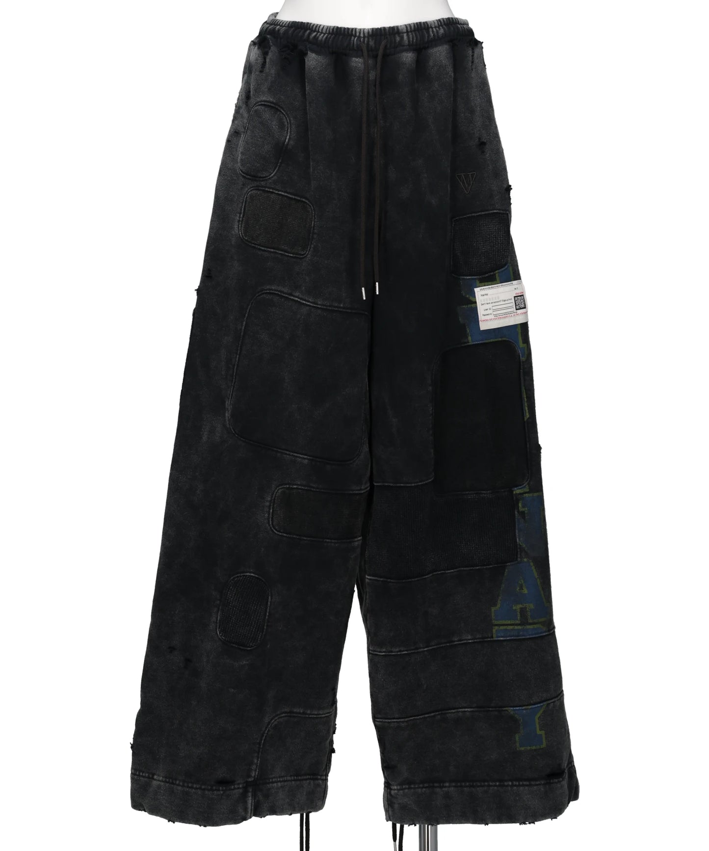 BLEACHED REPAIR SWEAT PANTS